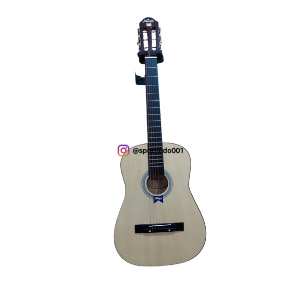 Gitar kapok warna hitam dan natural ORIGINAL Tanpa Tas BONUS BUBBLE WRAP
