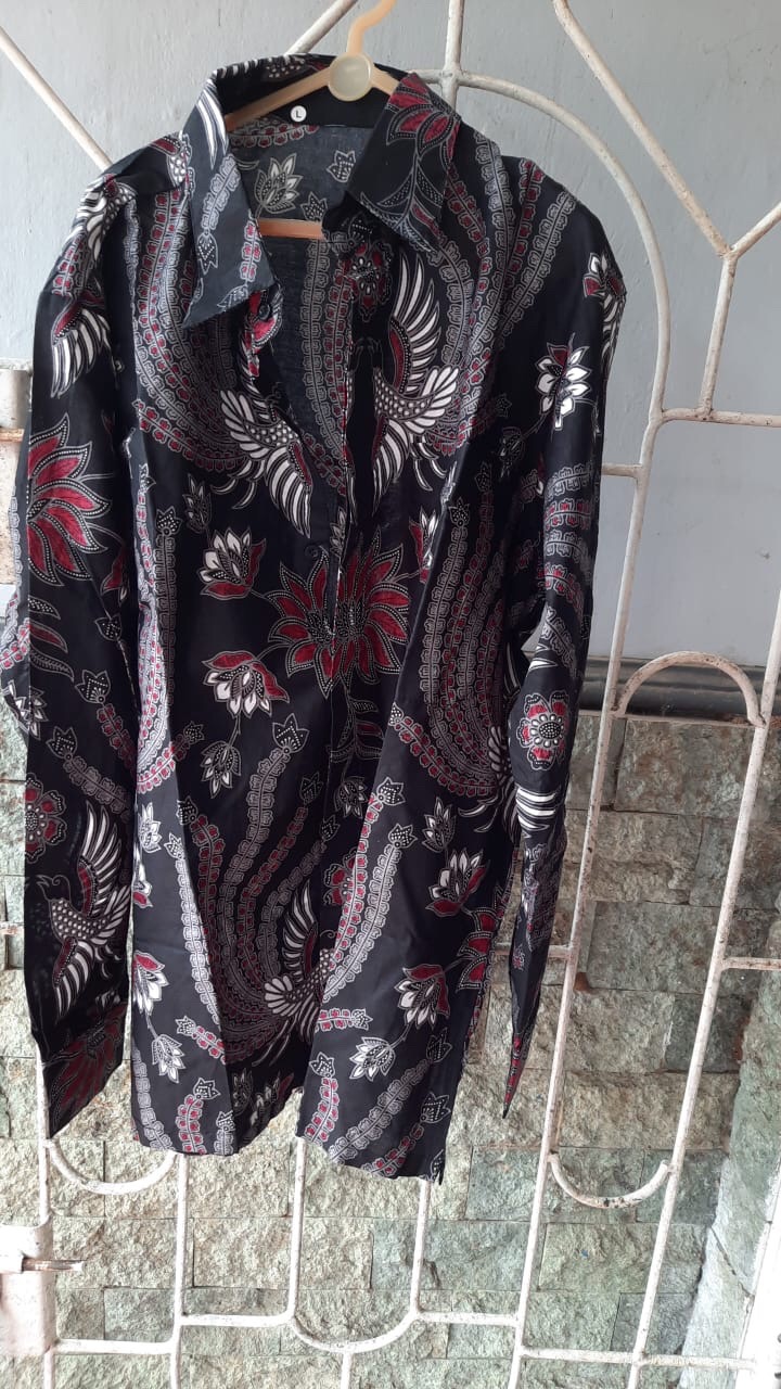 New Arrival Distro Batik Pria Bordir Sogan Hrb026 Batikaf Notoarto