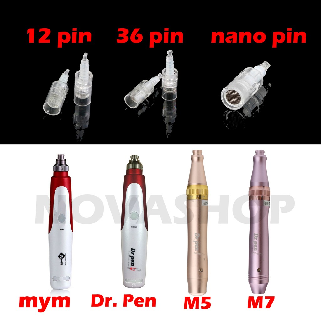 Jarum Dermapen Derma Pen 12 pin 42 pin 36 pin 42 pin nano pin MYM, DR. PEN, MTS, M5, M7