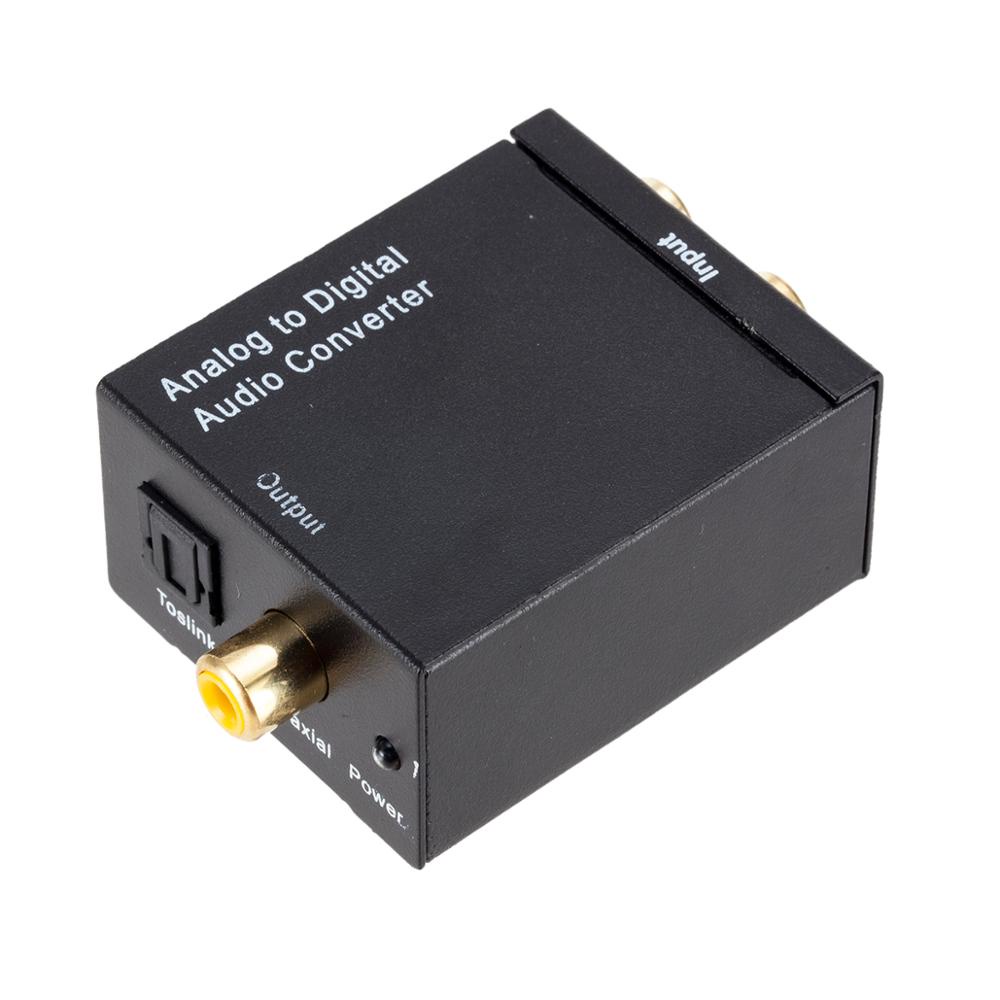 Audio Converter Analog RCA to Digital Optical Coaxial Toslink