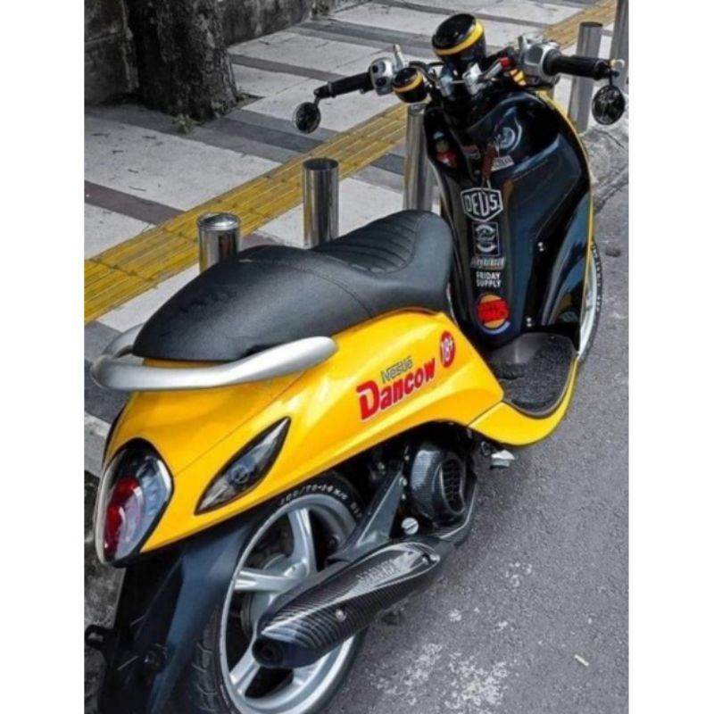 Jok Yamaha Fino caferacer jok Fino custom seat jok-jok fino 125 fino 115 fino karbu caferacer