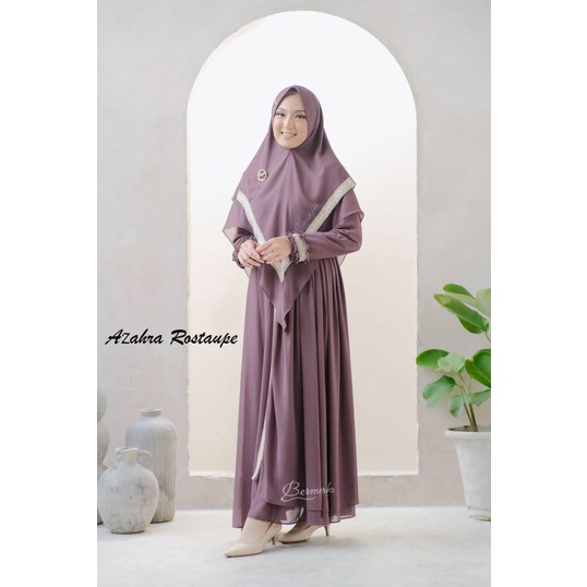 BERMERKS TERBARU AZAHRA SET SYARI ORIGINAL BERMERKS
