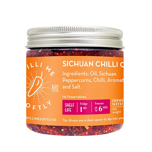 

Jual Chilli Me Softly Sichuan Chilli Oil 180Gr - Original