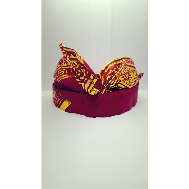 udeng bali tali ikat praktis all size dewasa untuk budaya seni dll (BIRU)