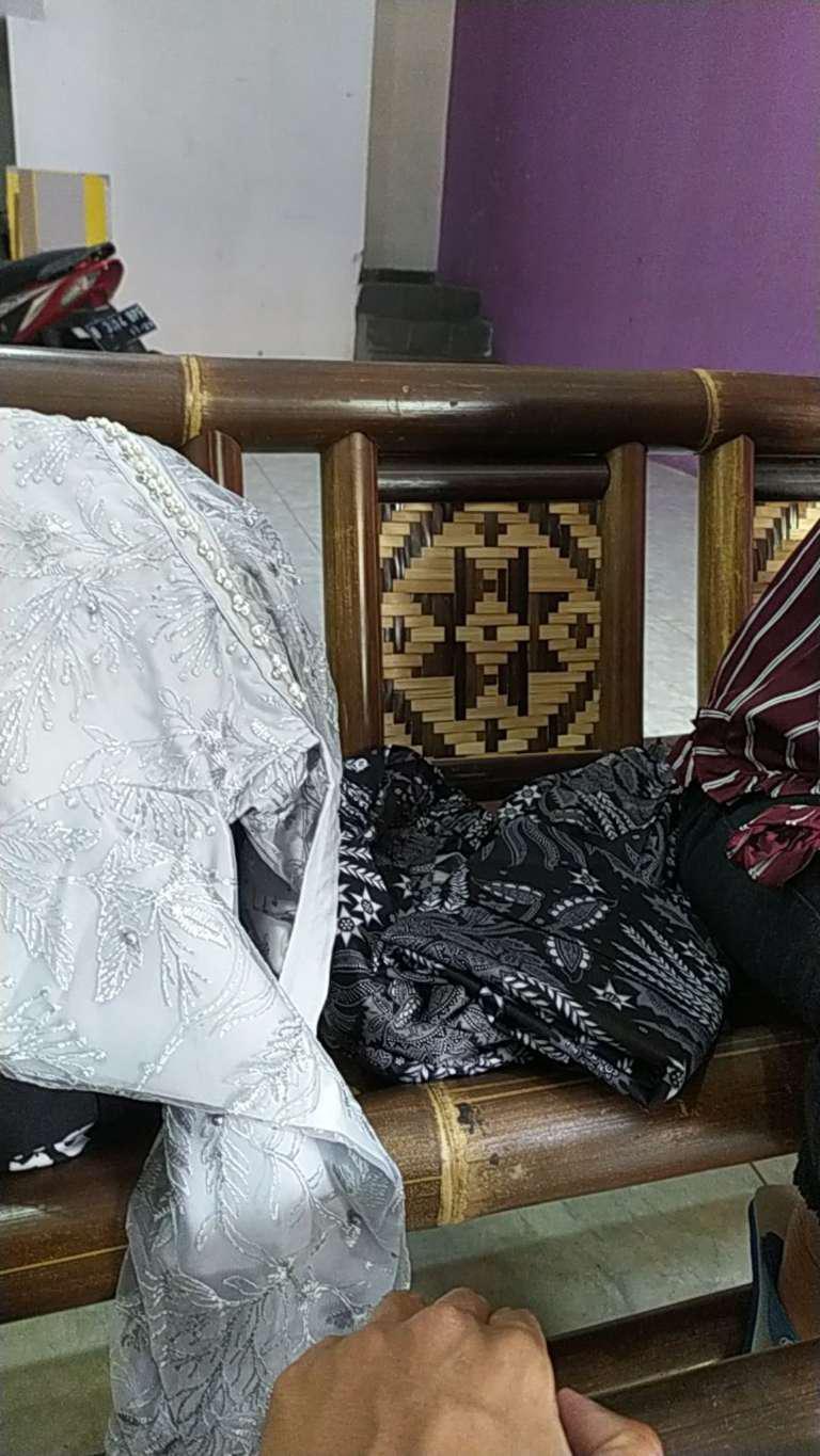 Set Couple Mini Blouse Silver Maura Couple Sania Ruffle Batik Couple Ori Ndoro Jowi Suryandhanu Dnt