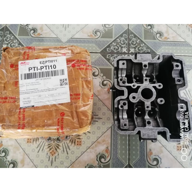 kop/head  mesin satria fu 150 standart original plus set klep original standar motor
