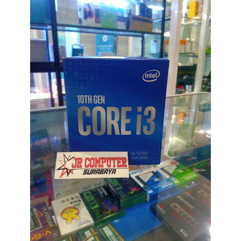 PROCESSOR INTEL CORE I3-10100 LGA 1200 GEN 10 BOX core i3 10100