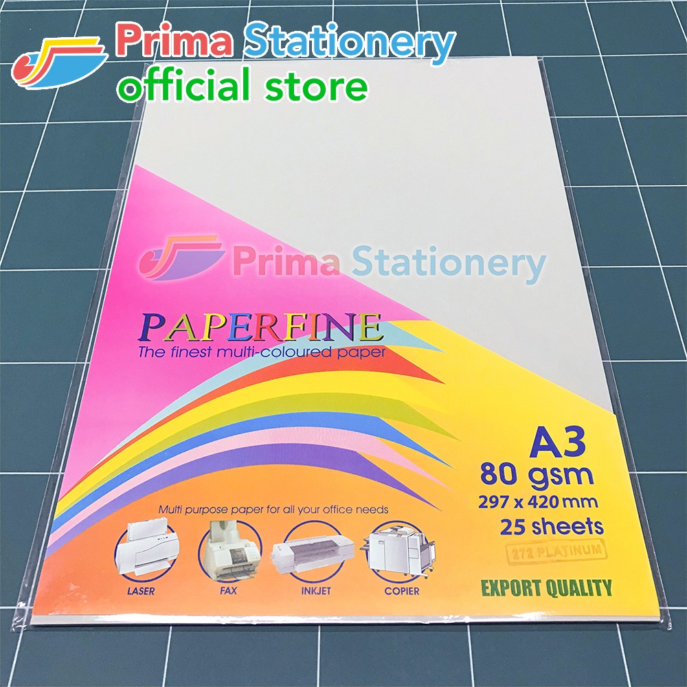 

Kertas HVS Warna Paperfine A3 Isi 25 Lembar Warna Tua