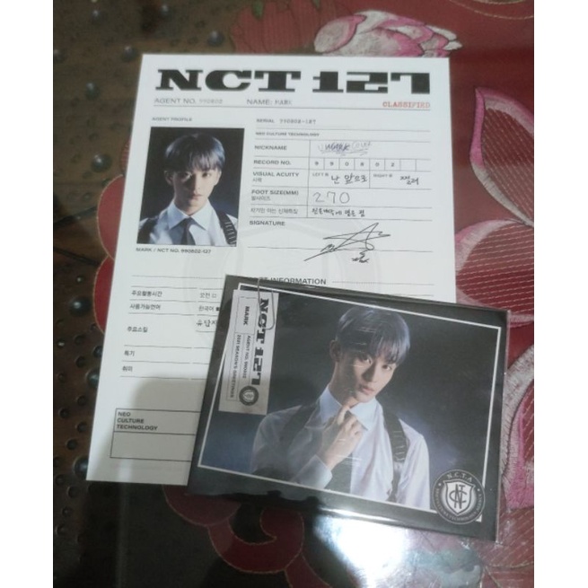 Top Secret Documet mark sg21 nct 127