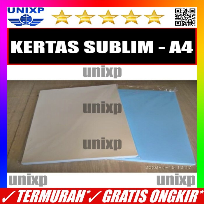 

kertas- kertas sublim sublime sublimasi sublimation paper - a4 -kertas.