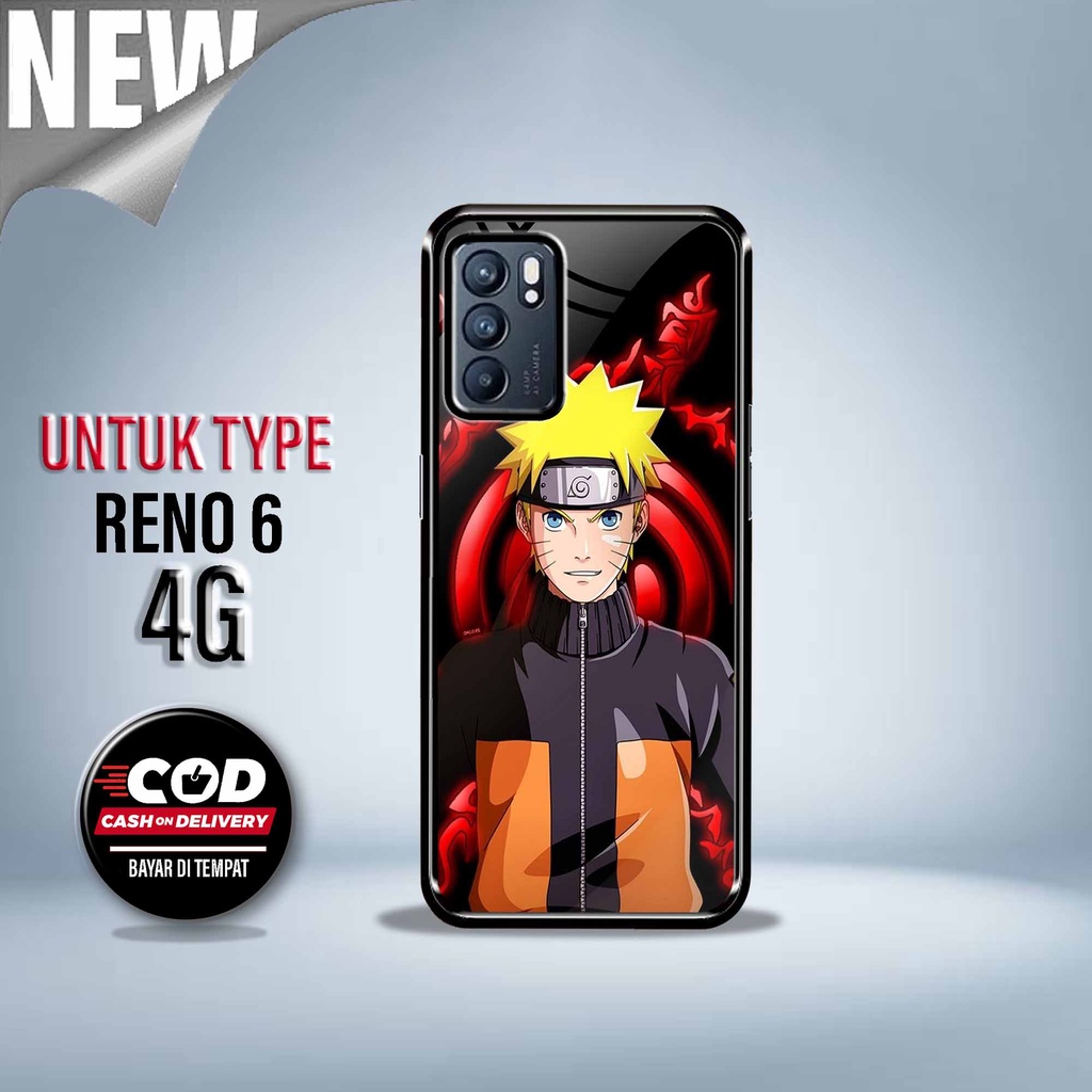 Sukses Case Glossy Oppo Reno 6 4G - Hardcase Terbaru Oppo Reno 6 4G - Case Fashion Oppo Reno 6 4G - 