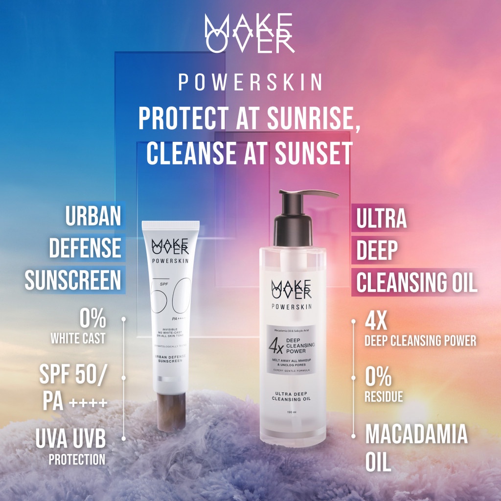 MAKE OVER Powerskin Urban Defense Sunscreen 40 mL