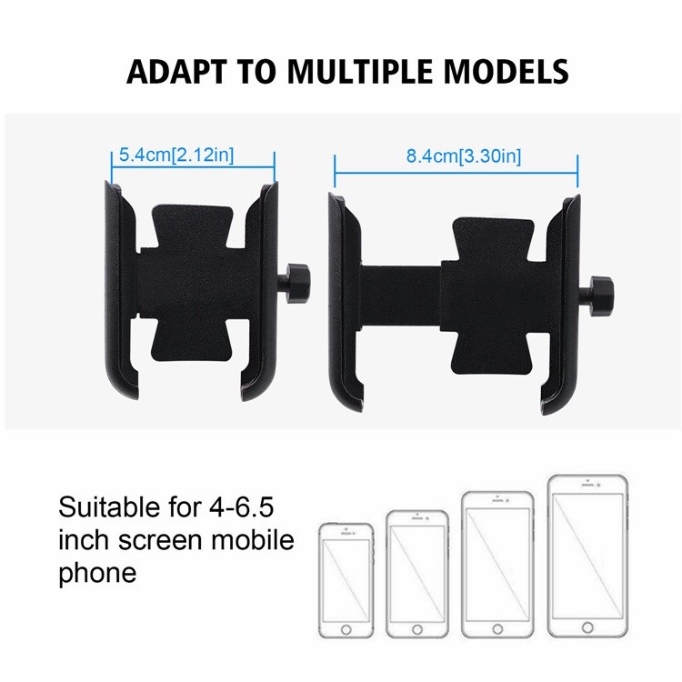 Stand Holder HP Sepeda Motor Tempat Dudukan HP Handphone Stang Spion