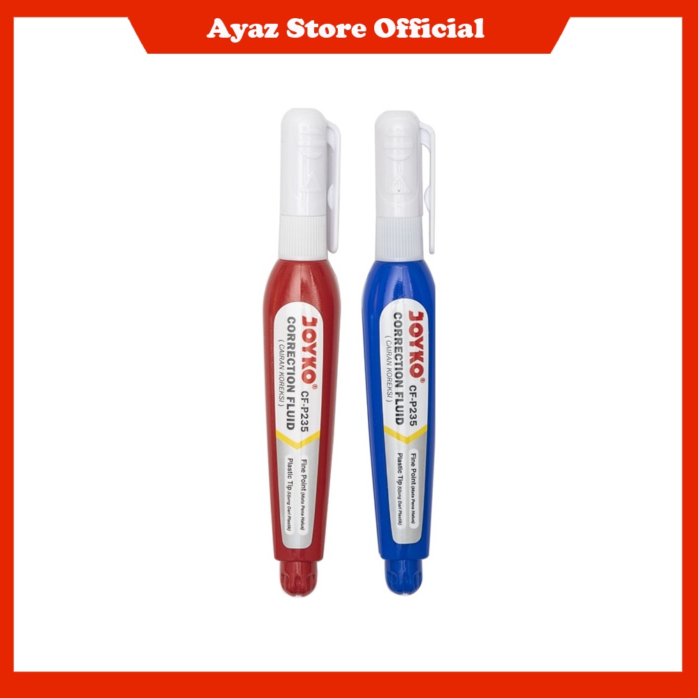 

JOYKO Tipe X Cair Correction Fluid CF-P235 / Cairan Koreksi Penghapus Tinta Pena