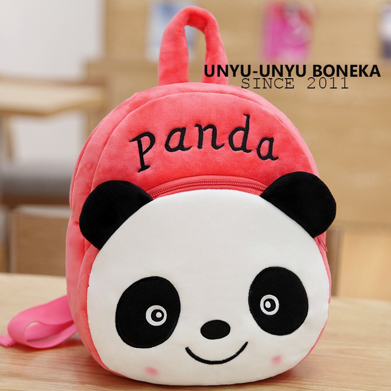 tas ransel anak boneka baby panda cute animal korea hewan ransel sekolah we bare bare ice bear