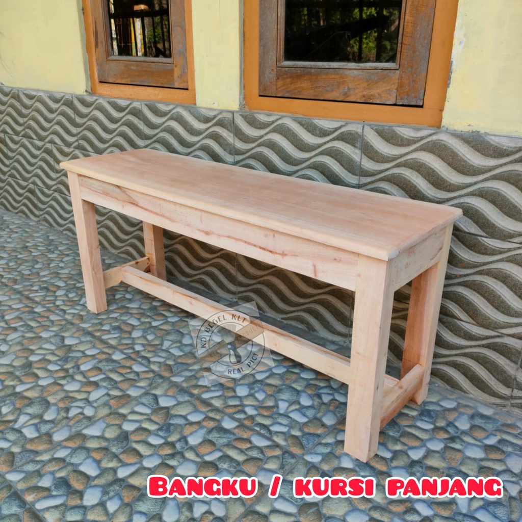 kursi bangku kayu | kursi panjang | kursi taman