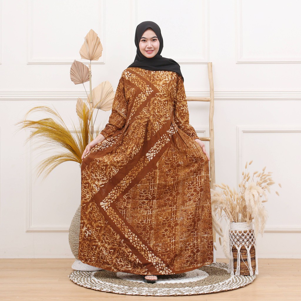 Gamis Twill Ori Pekalongan Gamis Batik Cap model ploy