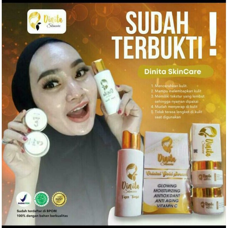 (COD)Dinita skincare forte(PLUS SERUM)