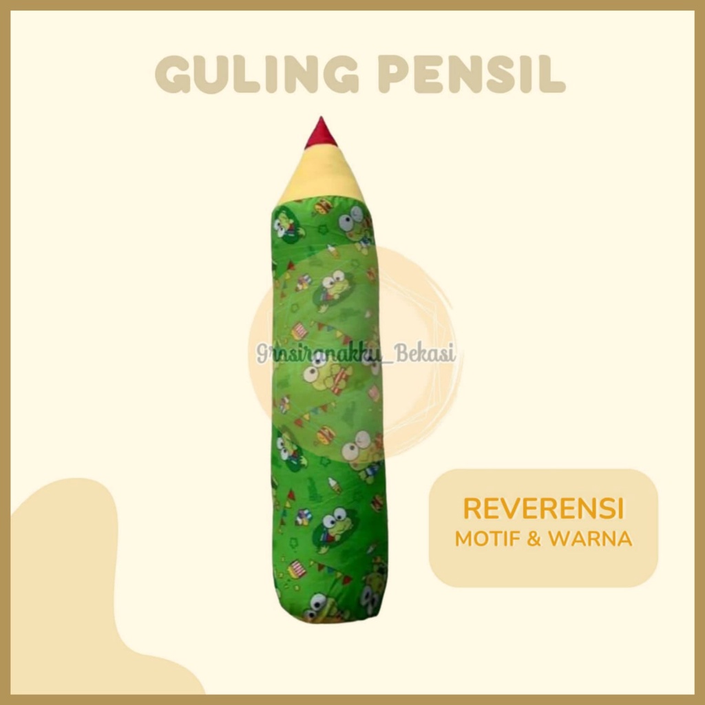 Guling Pensil Termurah Motif Frog