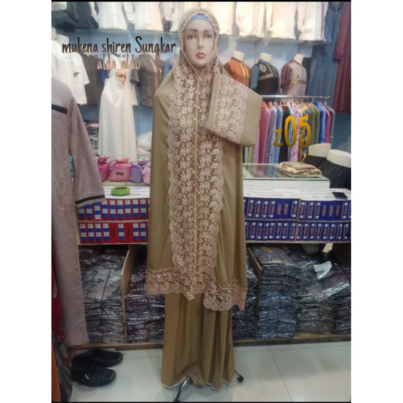 mukena shiren Sungkar cantik renda keliling