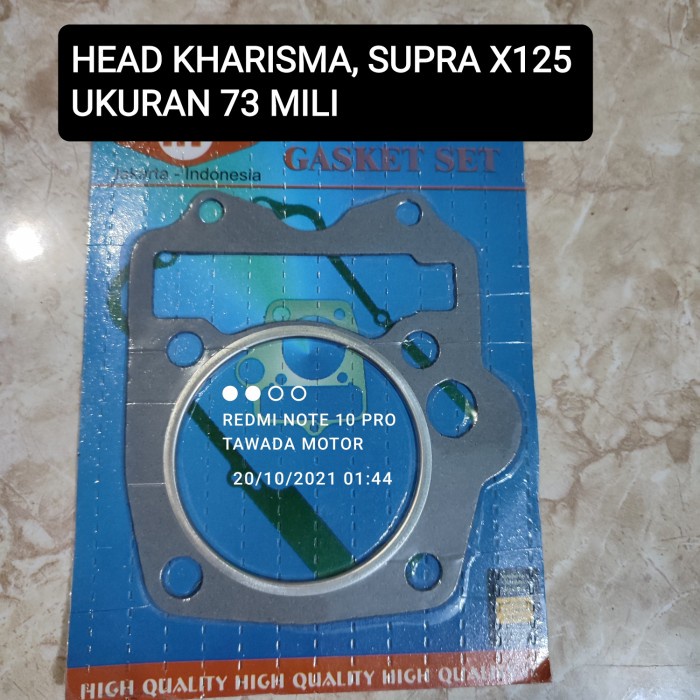 PAKING RACING BLOK HEAD DIAMETER 73 KHARISMA SUPRA X125