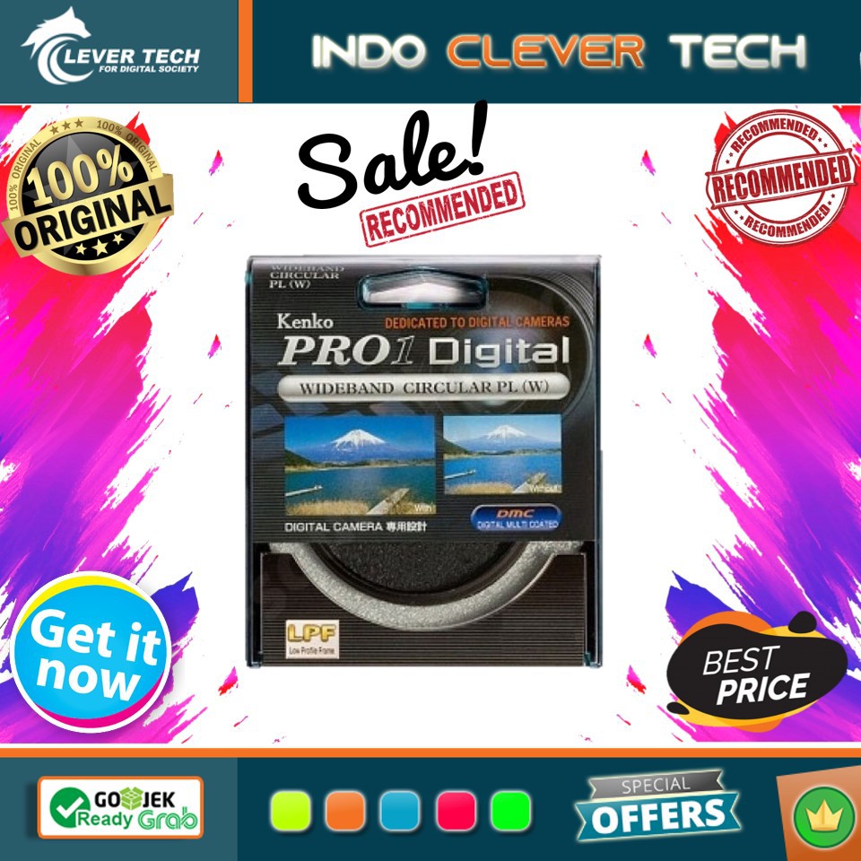 Kenko Pro1 Digital Wideband Circular PL (W) 62mm CLEARANCE SALE..!!