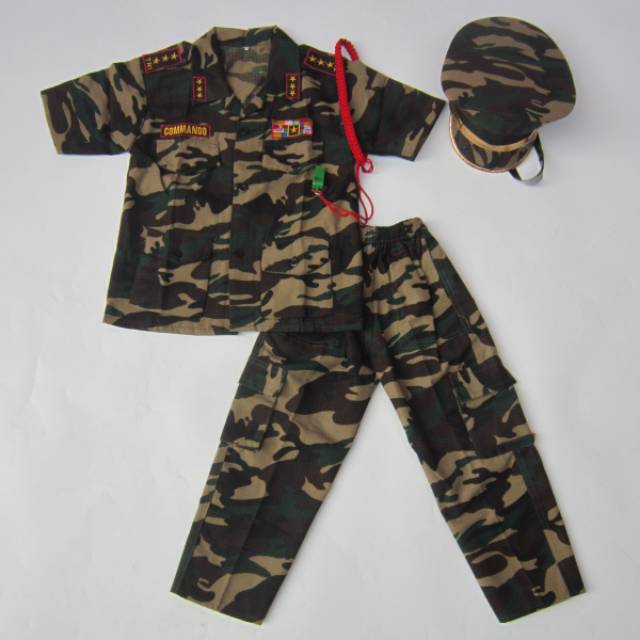 Baju profesi anak/ Baju ABRI/ Baju Tentara