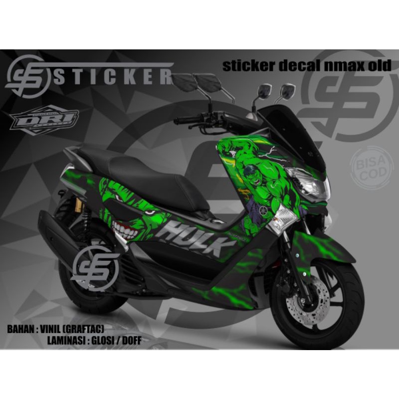 decal full body Yamaha nmax lama/old- dekal sticker variasi nmax lama