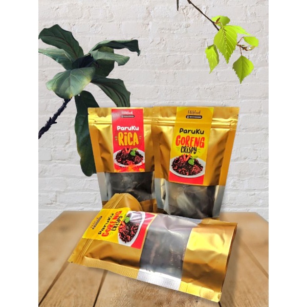 

paruku goreng crispy & paruku rica (100% paru asli tanpa campuran)