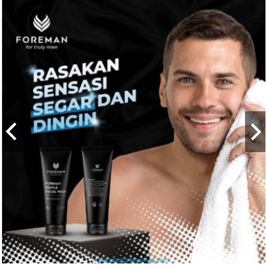 Foreman Gentle Facial Wash Dr Metz BPOM