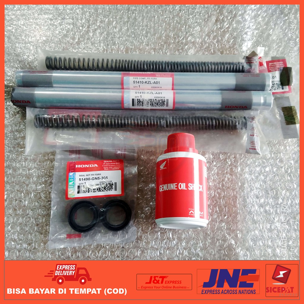 PAKET LENGKAP AS SHOCK DEPAN ORIGINAL HGP HONDA BEAT FI POP ESP-VARIO 125 ESP 150 ESP-SPACY-SCOOPY