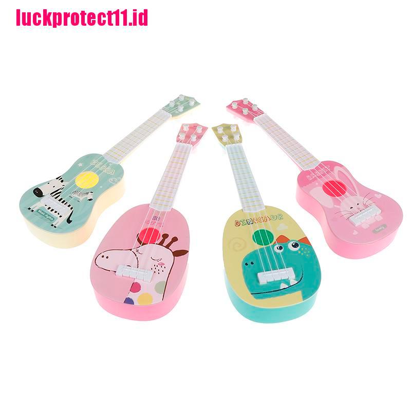 Lucktoy Mainan Alat Musik Gitar Ukulele Montessori Untuk Edukasi Anak