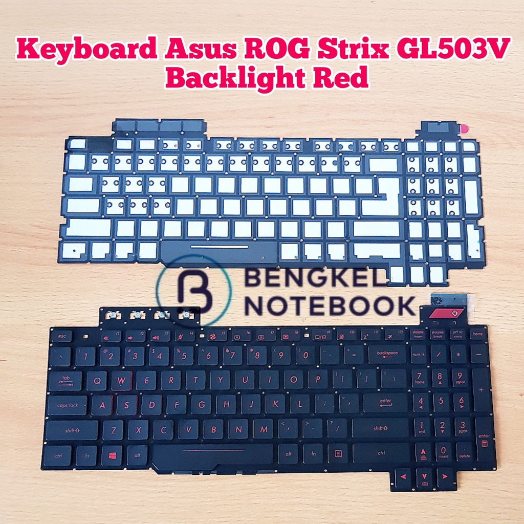 Keyboard Asus ROG GL503 GL503G GL503GE GL503V GL503VD GL503VM RED BACKLIGHT