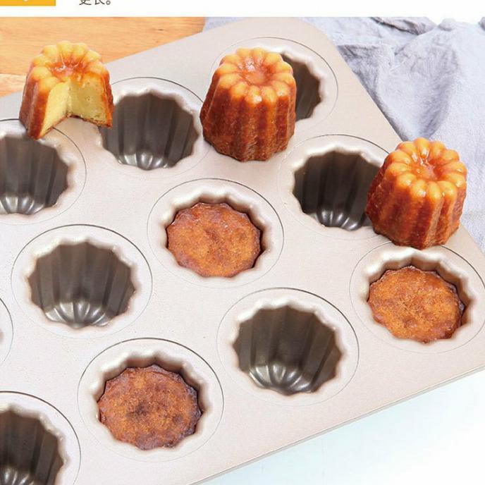 

Chefmade 12Cups Canele Cake Mold Wk9158 / Loyang Kue Termurah