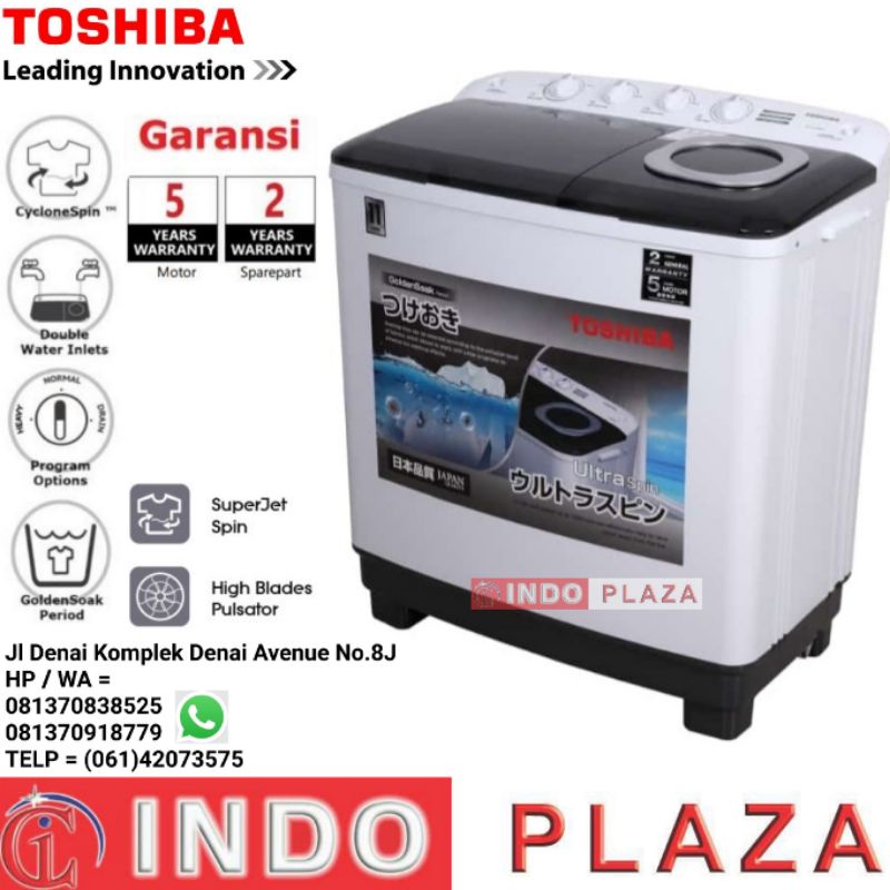 Mesin cuci 2 tabung 14 kg / 14kg TOSHIBA VH-J140MN