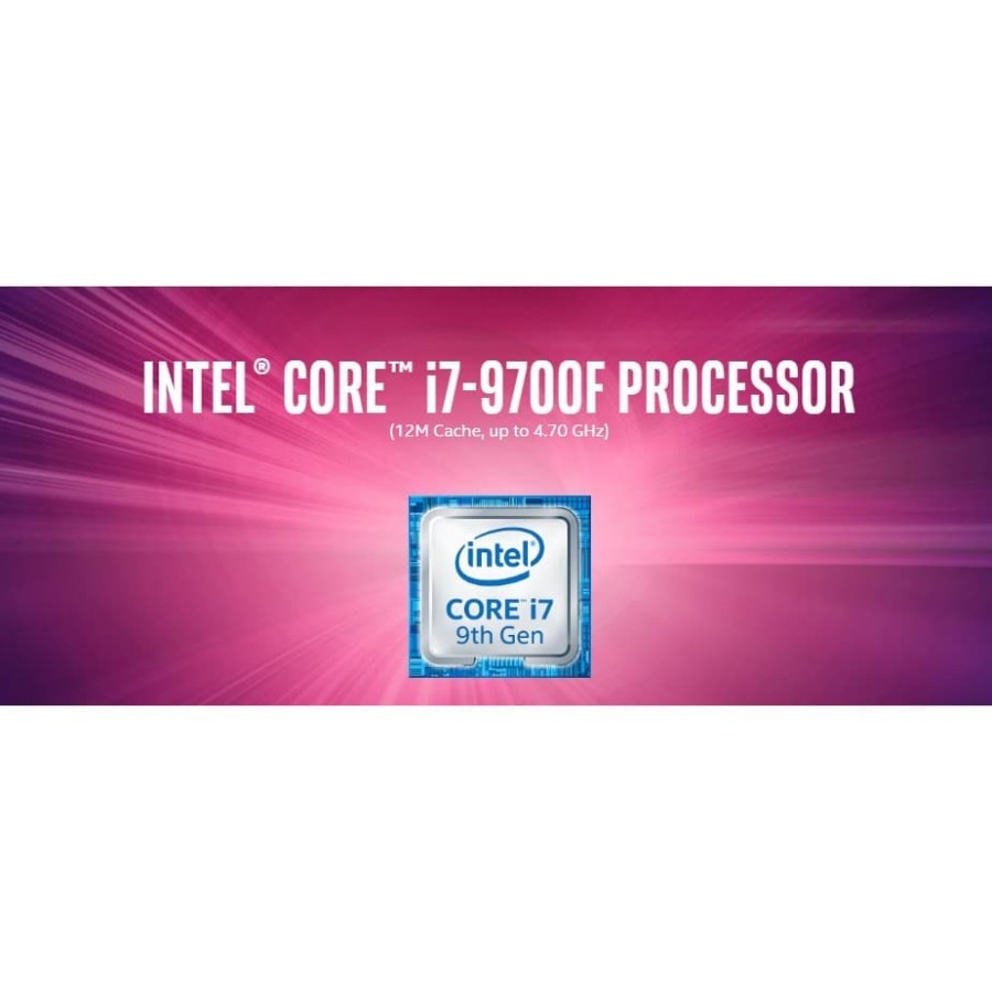 Processor Intel Core i7-9700F BOX (12MB Cache, 3.0 GHz) - Coffee Lake