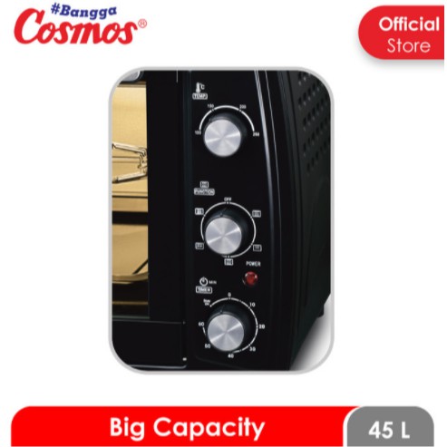 Cosmos Oven Listrik 45 Liter Low Watt CO-9945 45L CO9945 BBQ Rotiserie