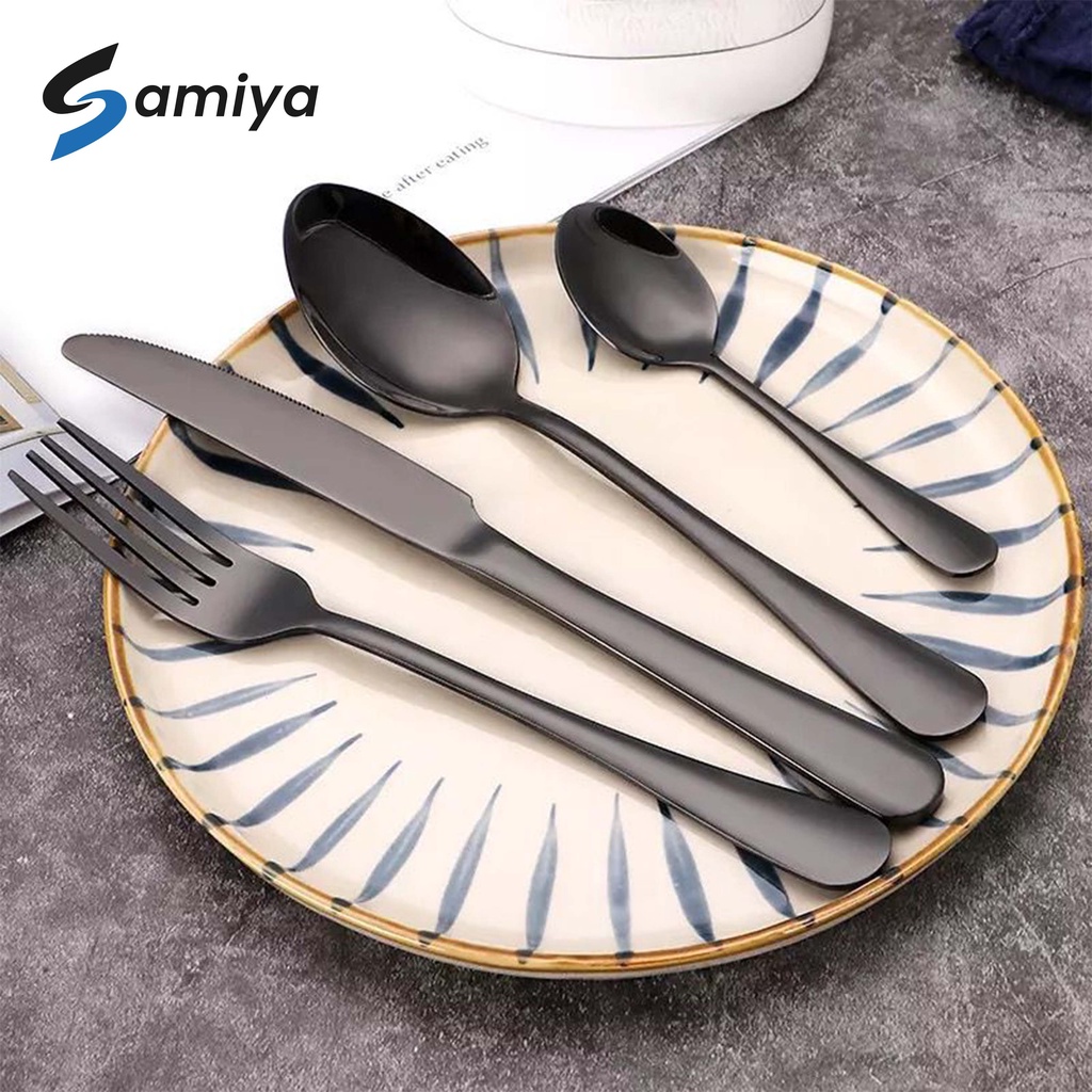 Sendok garpu stainless / sendok garpu warna / diner table set / dinning table / cutlery dinner