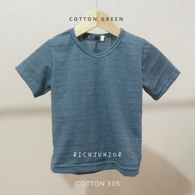 Oblong Kids COTTON 30s - Kaos Oblong Anak Harian Bahan Katun 30s Motif Stripe