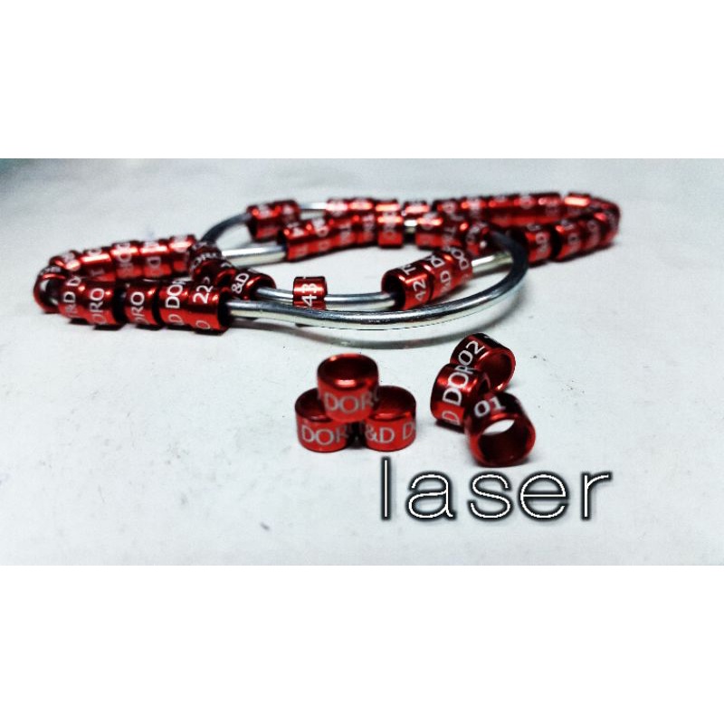Ring burung laser 9.0 - 10mm minimal 25