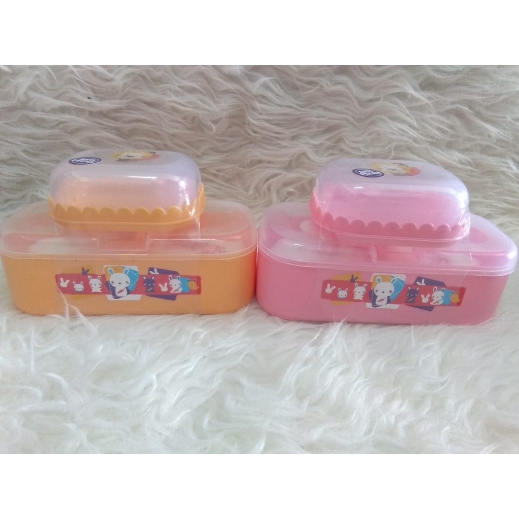 Tempat Bedak bayi, Tempat Bedak baby + Sabun, Powder case baby