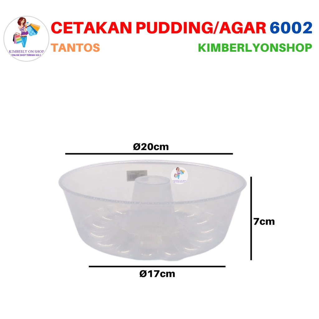 Cetakan Agar Pudding Plastik Loyang Jelly Bulat Serbaguna Tantos