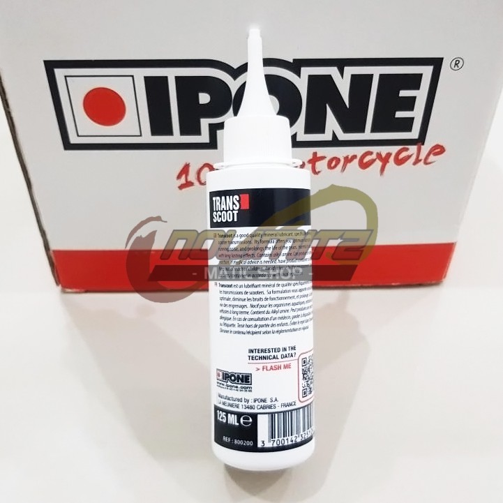 Oli Gardan IPONE Trans Scoot 80W-90 API GL5 125ML Matic Universal