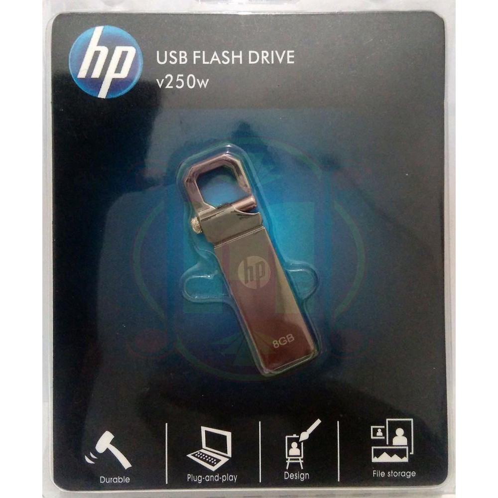 TBI  DIsk HP 8gb v250w Ori USB 2.0 Gantungan