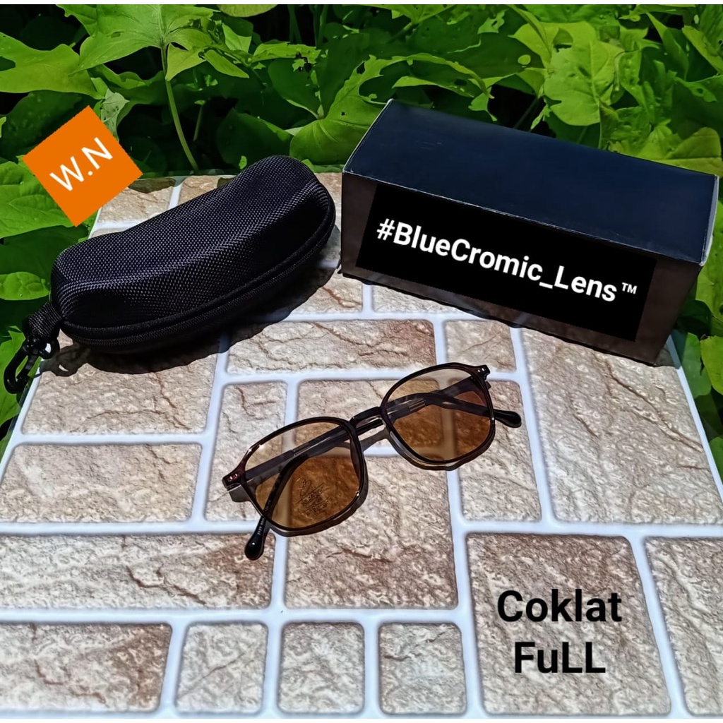 TERLARIS Kacamata Lensa Photocromic Unisex Brown Kacamata Photocromic Wanita Kacamata Photocromic Pr