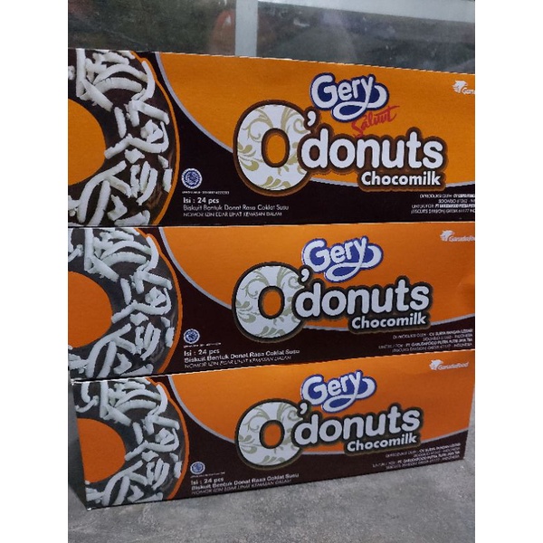 

Gery O Donuts Chocomilk Biskuit box 24 pcs × 8gr