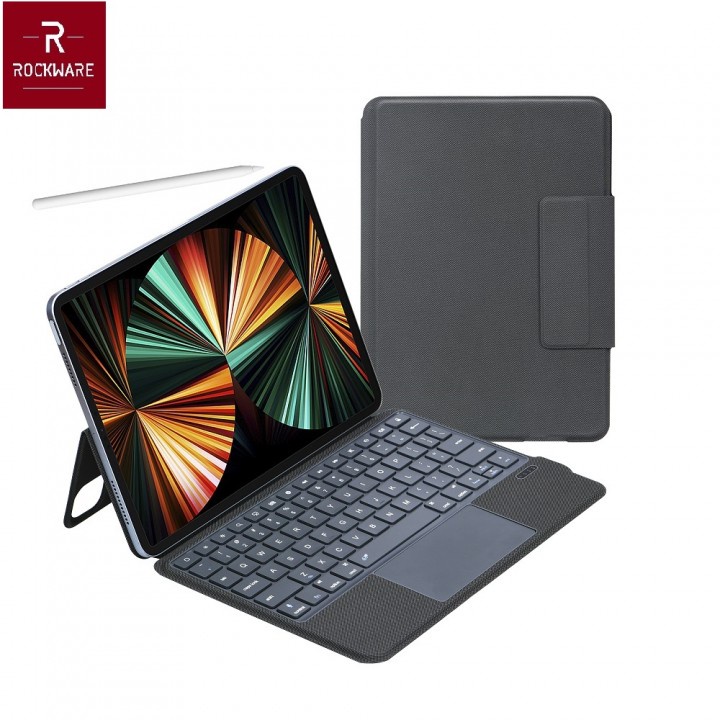 ROCKWARE P3125-6 - Smart Trackpad Keyboard Case for iPd 10.9-11