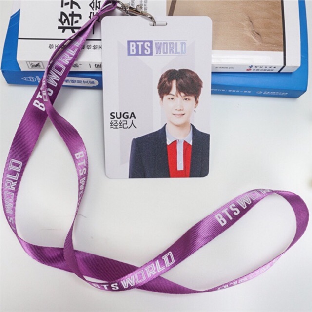 BTS Suga Neck Lanyard BTS WORLD