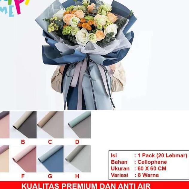 

CKT KERTAS BUNGA (1 PACK = 2 LBR) OY SM FLOWERPAPER MURAH PEMBUNGKUS BUNGA WATERPROOF Spesial Order