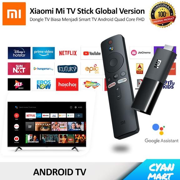 Android TV Xiaomi Mi TV Stick Android Quadcore HDMI FHD Mirip Mi Box